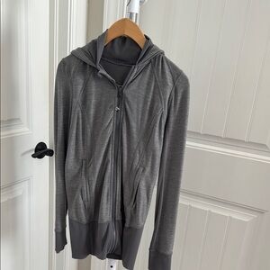 Lululemon Gray Zip-Up Hoodie